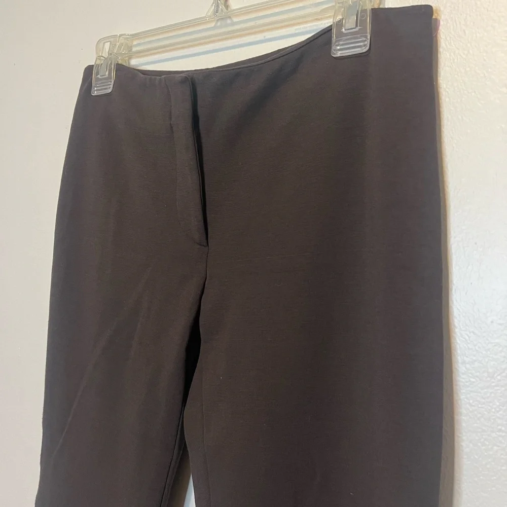 M Missoni Dark Brown Tapered Leg Dress Pants 6